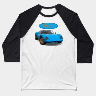 Alfa Romeo 33 stradale Blue Baseball T-Shirt